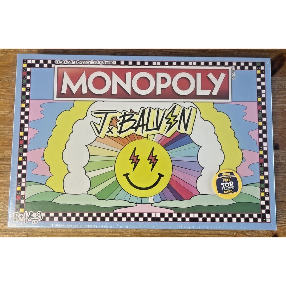 J Balvin Monopoly Limited Edition Board Game Brand New Factory Sealed